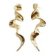 thumbnail image 1 of Pendientes colgantes para mujer, aretes geométricos, aretes colgantes irregulares de moda. Oro, 1 of 9