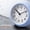 Blue, variant on TIMESS Bathroom Clock, 6.5 in Water-Resistant, Battery Operated, White