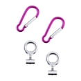 thumbnail image 4 of koolsoo M4 Lifting Eye Nuts Stainless Steel Shape Screw Bolt Accessories Carabiners, 4 of 9
