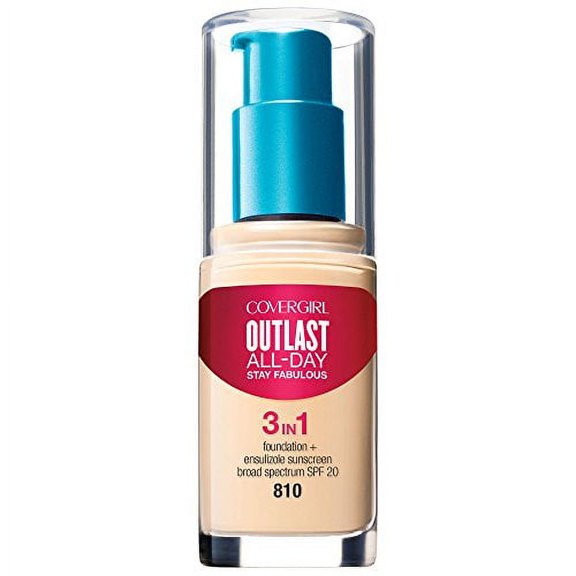 COVERGIRL Outlast All-Day Stay Fabulous 3-in-1 Foundation Classic Ivory, 1 oz