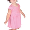 thumbnail image 2 of Kavio IJC0461 Infants Tiered Lettuce Edge Dress-Lavender-12M, 2 of 4