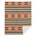 thumbnail image 3 of Hiend Accents Unisex Del Sol Campfire Sherpa Throw - CF1835TH-OS-OC One Size, 3 of 11