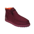 thumbnail image 2 of Men's TAYNO Wallabee Style Chukka Boots Soft Micro Suede MOJAVE S Wine, 2 of 11