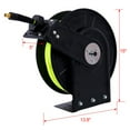 thumbnail image 2 of Welding Hose Reel Retractable 1/4" x 100' Rubber Hose Max 200PSI, 2 of 7