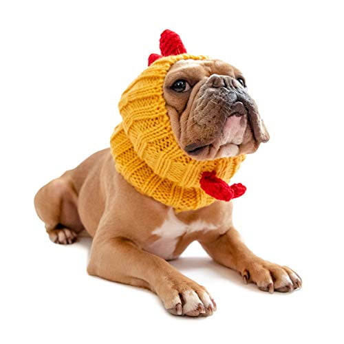 Zoo Snoods Rooster Chicken Dog Costume Neck and Ear Warmer Headband