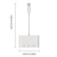 thumbnail image 2 of CNKOO Fast SD Card Reader Adapter with Type-C & USB Ports - Compatible with iOS  Android  Windows  MacBook  Cameras  and Phones - Compact  Portable  Durable Design for Quick Data Transfer, 2 of 7