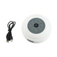 thumbnail image 2 of Shower Mini Wireless BT Shower Speaker IPX4 Waterproof Portable Speakers With LED Light FM Radio Loud Stereo Sound Built-in MIC Suction Cup Speaker Support Hands-free Call TF Card, 2 of 7
