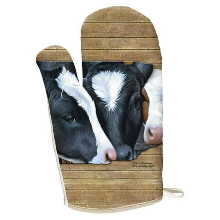 Queens of the Dairy Farm Cows All Over Oven Mitt