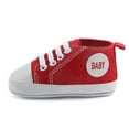 thumbnail image 5 of Ulitacool Baby Boys Girls Shoes 0-3 Months Sports The First Prewalker Shoes Colour Toddler Floor solid Barefoot Kids Shoes Comfortable Feetwear Red, 5 of 8