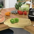 thumbnail image 1 of Xihbxyly Tabla de Cortar Esquinera, Diseño de Bambú Que Ahorra Espacio, Fregadero Integrado, Superficie Versátil para Preparar Alimentos, Fácil de Limpiar y Mantener, Ideal para Organizar La Cocina,, 1 of 7