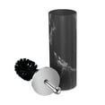 thumbnail image 3 of Zahari Home Marble Toilet Bowl Brush and Holder for Bathroom, Metal Bowl Brush Holder, Black Marble, 3 of 3