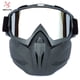 thumbnail image 1 of BOLLFO-Gafas de esquí para Snowboard, gafas de esquí a prueba de viento, gafas de sol de Motocross con filtro bucal, orejeras qiuyongming unisex, 1 of 2