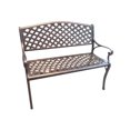 thumbnail image 1 of Patioflare Cast Aluminum Patio Bench, 1 of 5