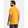 thumbnail image 3 of Birdie Bound Men's and Big Men’s Textured Stripe Golf Polo Shirt, Sizes XS to 5XL, 3 of 5
