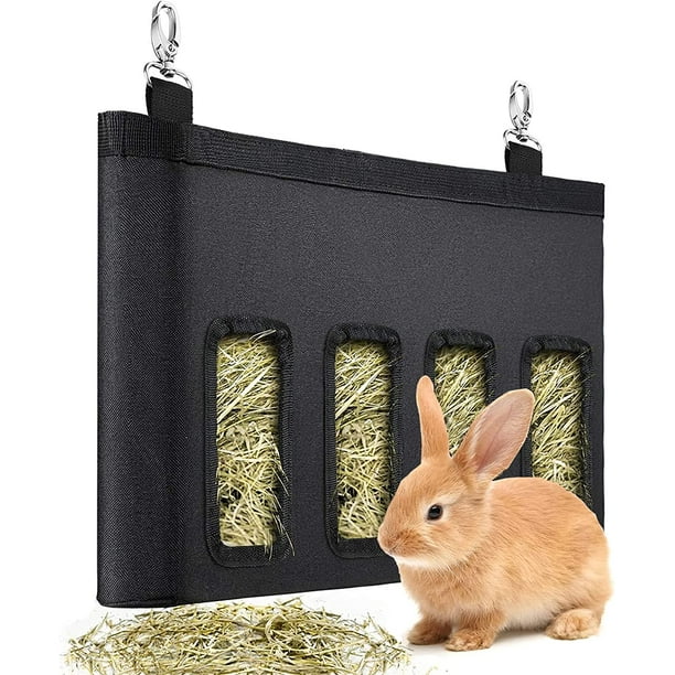 SHAR Rabbit Hay Bag Hanging Hay Bag Hay Bag Feeder Rabbit Hay Dispenser