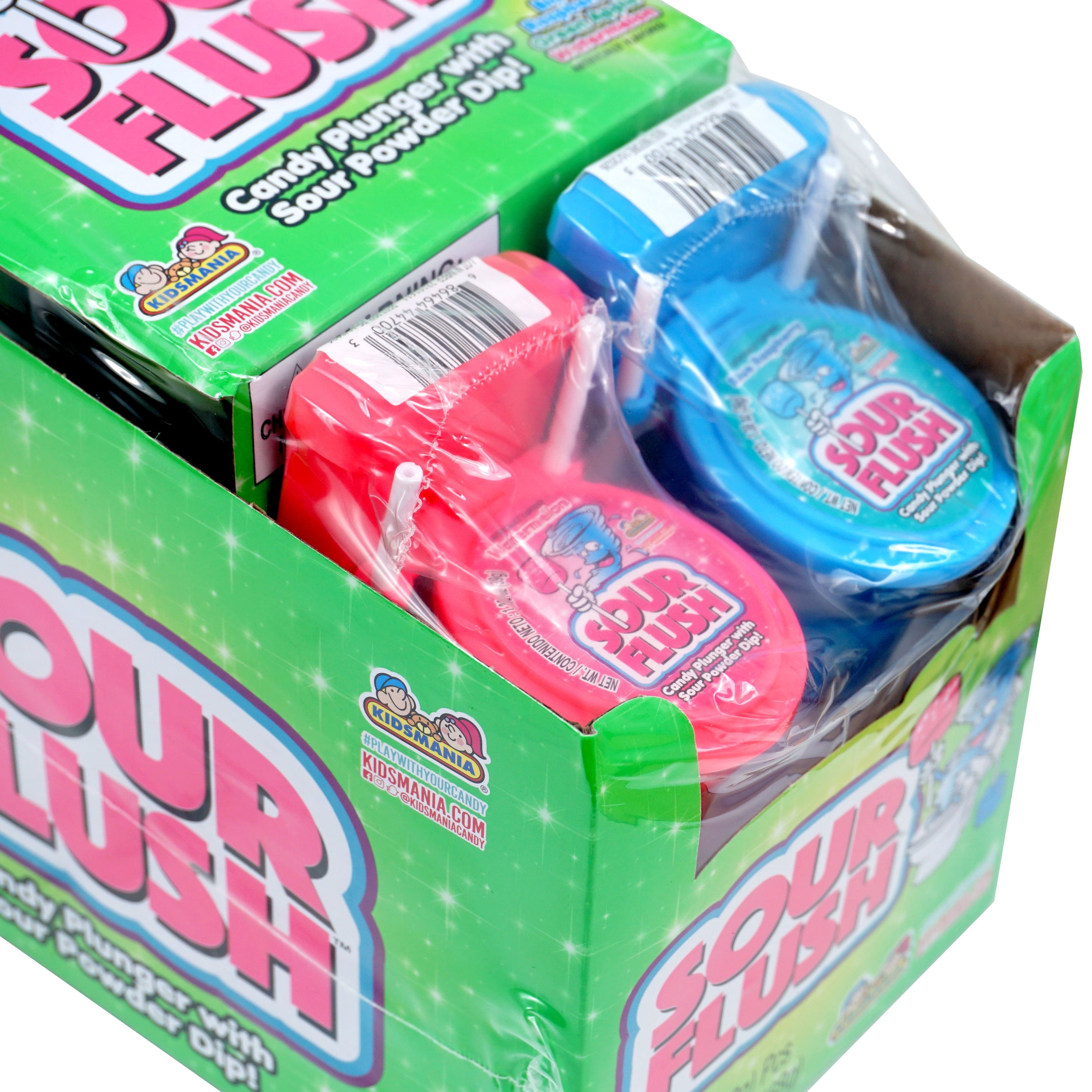 Sour Flush Toilet Candy, 12 Pack, 3 Assorted Flavors, Toilet Candy, Fun Poop Candy, The Hampton Popcorn & Candy Company