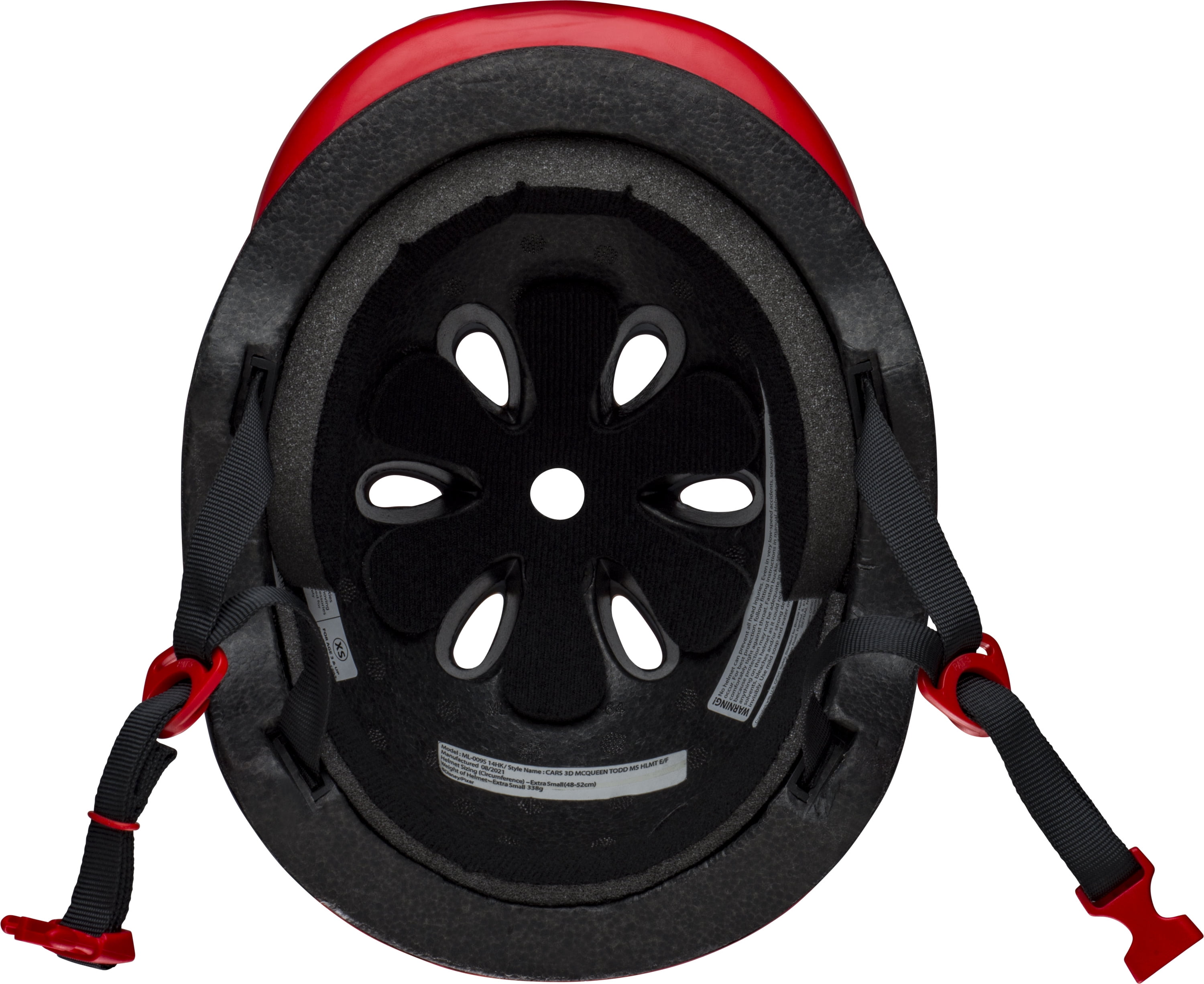 Cars 3D Lightning McQueen Toddler Multisport Helmet, 3+ (48-52)