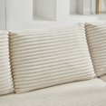 thumbnail image 6 of 73.6" Double Chaise Lounges Indoor, Oversized Sectional Sleeper Cloud Couch, Upholstered Corduroy Boneless Loveseat for Living Room, No Assembly Required, Beige, 6 of 8