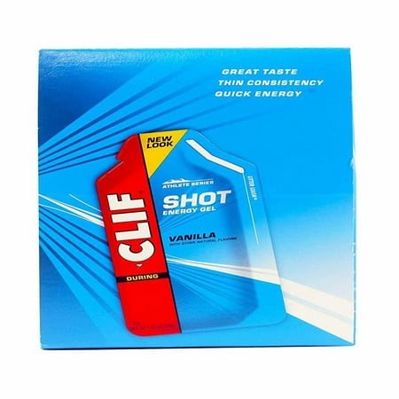 Clifbar Clif Shot Energy Gel - 24 Pack Vanilla One Size Calories: 100 By Visit the Clif Bar Store