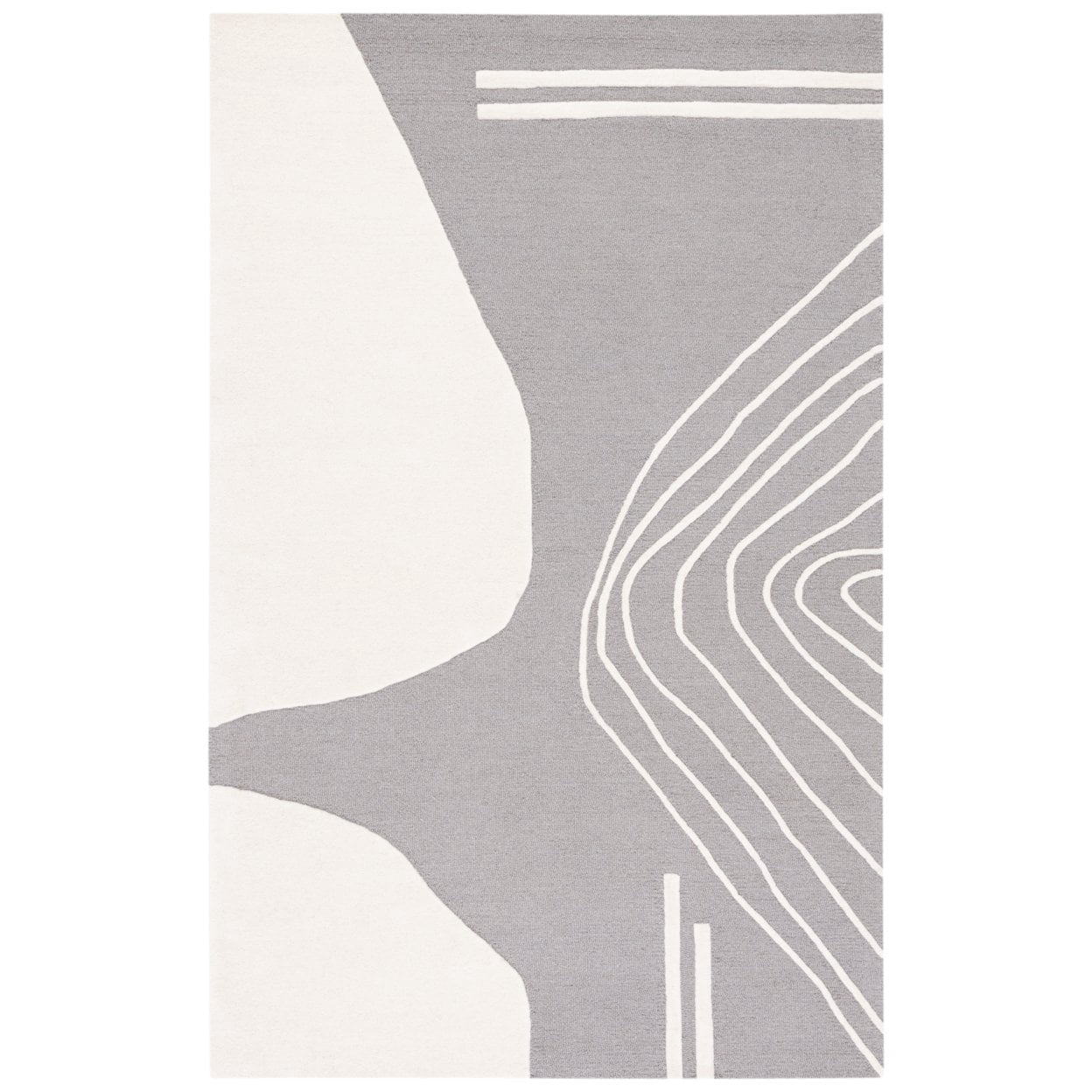 SAFAVIEH Rodeo Drive Dusan Abstract Area Rug, Gray/Ivory, 5' x 8'