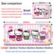 thumbnail image 1 of Hellos Cat Kittys-alfombrilla de ratón Kawaii para Gaming, alfombrilla antideslizante para ordenador portátil, Accesorios de escritorio, 1 of 4
