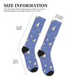 thumbnail image 2 of Compression Socks For Women And Men - Sailing Yachts Ocean Waves Compression Socks Circulation For Workout, 2 of 2
