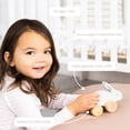thumbnail image 2 of Pearhead conejito de juguete de madera, empujar y tirar Montessori bebé y juguete para niños pequeños, accesorio de guardería para niñas o niños bebés, 2 of 5