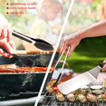 thumbnail image 5 of Griddle Accessory Kit, 12 Piece Flat Top Stainless Steel Griddle Tool Set with Griddle Cleaning Kit, Scraper, Metal Spatula, Egg Rings and Storage Bag for Outdoor BBQ , camping, black, 5 of 5