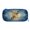 Blue, variant on Xecao Vintage Compass print Fanny Pack Belt Bag for Women and Men, Fashionable Waterproof Waist Pack with Adjustable Strap for Traveling, Hiking, Jogging, Cycling