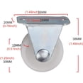 thumbnail image 3 of Gamvdout 25/30MM Swivel Caster Wheels Nylon Wheel with Top Mounting Plate 360 Degree Rotating for Industrial Office Cabinet Mute I, 3 of 6