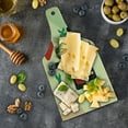 thumbnail image 5 of Retro Cutting Board, I Love to Drink Beer Calligraphy with a Hand Holding Booze Bottle Grunge Illustration, Tempered Glass Cutting and Serving Board, Wine Bottle Shape, Multicolor, by Ambesonne, 5 of 5
