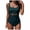 Navy, variant on Leey-World Tummy Control Swimsuits for Women Slimming One Piece Bathing Suit Retro Ruched Push Up Vintage Padded Swimwear Onepiece Swimsuit Women(Red,M)