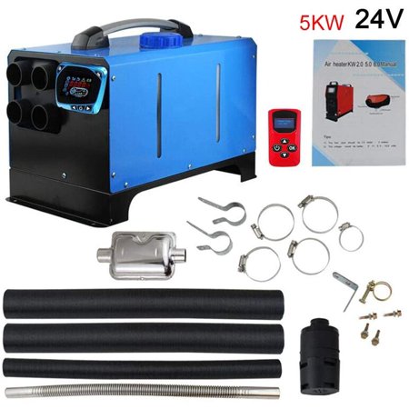 Air Diesel Heater 12V/24V 5KW Vehicle Heater Set Car heater with 4 Holes  Paing Heater Fast Heating Fan Heater For Truck, Boat, Car Trailer,  Motorhomes, Touring Car, Campervans | Walmart Canada