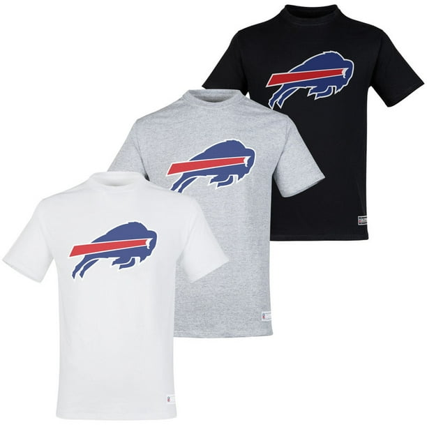 NFL Paquete de 3 Playeras Buffalo Bills para Hombre, Talla Grande