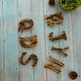 thumbnail image 4 of kurtrusly Handcraved Wooden Letters Door Numbers Alphabet Letter Floating Adress Name N, 4 of 8