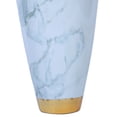 thumbnail image 3 of Beloved Elegant Celadon Marble Ceramic Vase with Gold Accents, 3 of 5