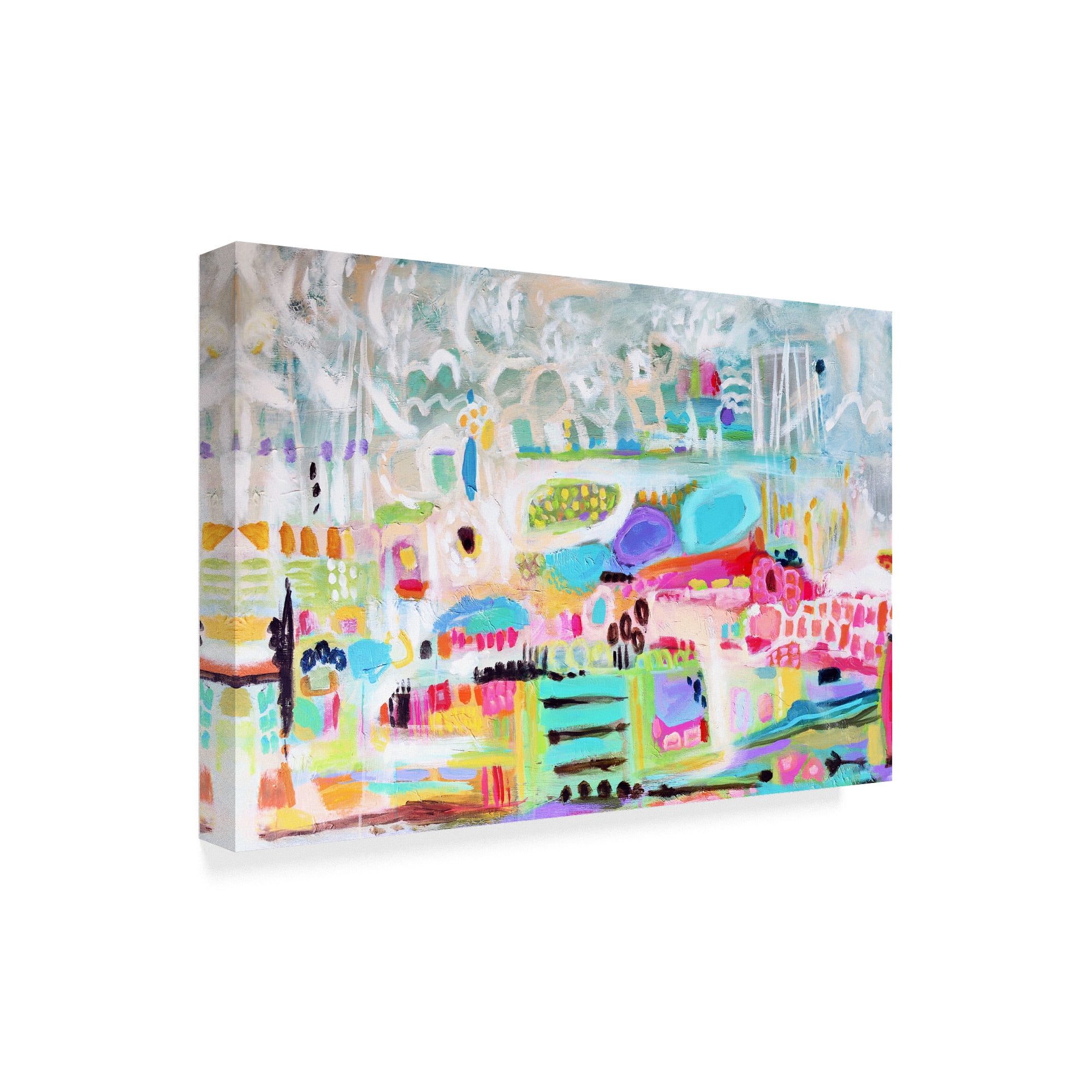 Trademark Fine Art 'Abstract Clouds' Canvas Art by Karen Fields