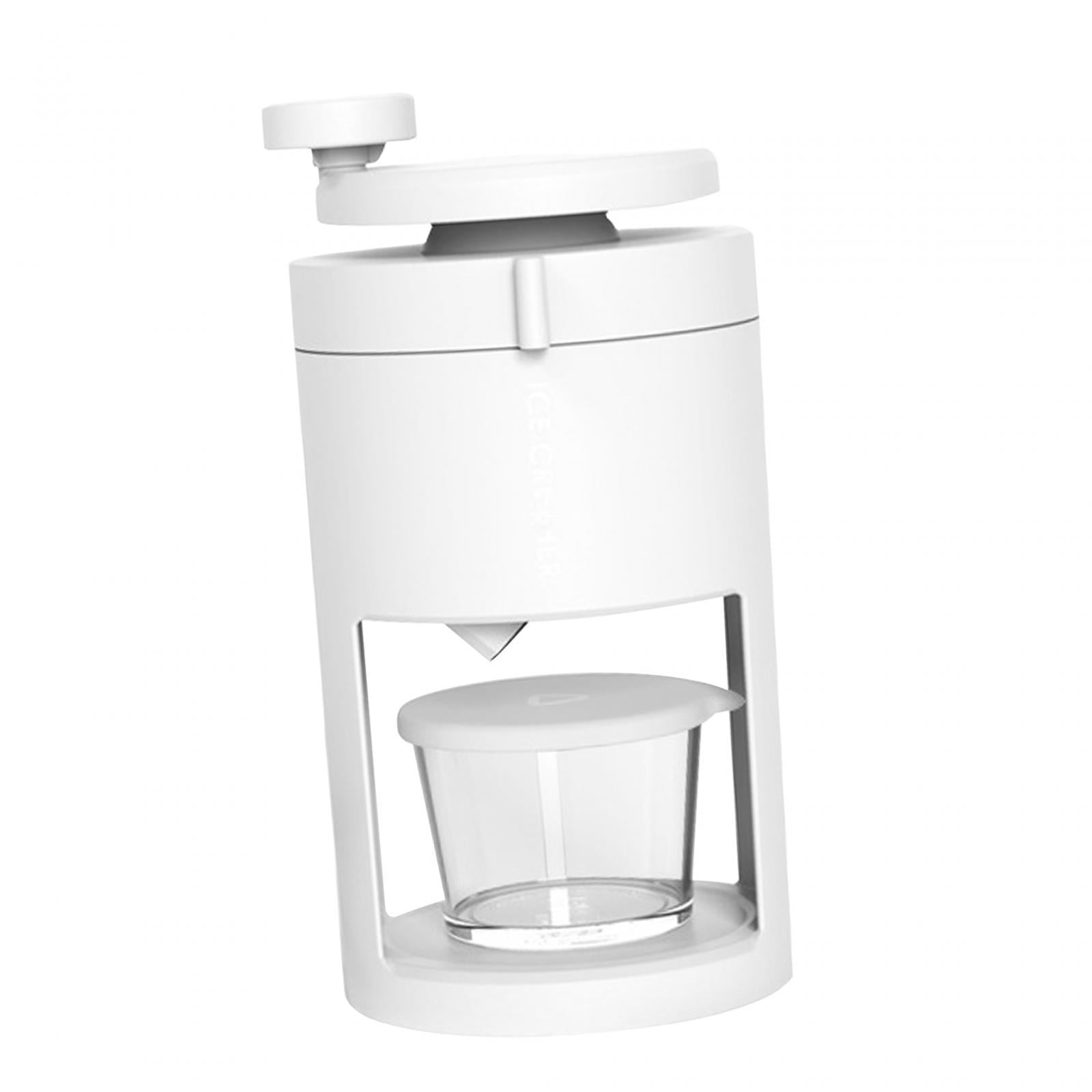Portable Ice Crusher, Shaved Ice Machine, Hand Crank Manual Shaved Ice Machine for Ice