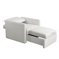 thumbnail image 5 of Serta Bentley Modern Convertible Arm Chair, Cream Woven Fabric, 5 of 12