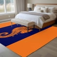 thumbnail image 5 of Seahorse Washable Living Room Rugs 6'x9', Summer Beach Low Pile Throw Large Area Rug Non-Slip Sturdy Edge Binding Carpet for Dining Room Kitchen Office, 5 of 9