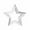 #61-white, variant on Cheapark 3 Pcs Wooden Star Ornaments - Christmas Five-Point Star Figurines For Mantel & Desk, Festive Home Decor