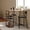 Rouge, variante sur Eastvita Ensemble de Table à Manger pour 2 avec Chaises Rembourrées Étagères de Rangement Ouvertes Porte-Gobelet Intégré Casier à Vin - Design Industriel Moderne pour Petites Cuisines Appartements Ou Déjeuner N