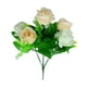 thumbnail image 2 of ¡Descuento! Ramo de Rosas Artificiales para El Día de La Madre, Gran Ramo de 6 Cabezas, Ideal para Decorar La Sala de Estar, El Comedor y El Hogar., 2 of 6
