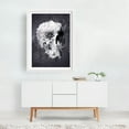 thumbnail image 2 of Decay Skull - Digital Art White Framed Wall Art Print 24 x 36 inches, 2 of 3