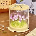 thumbnail image 4 of Ouuluon Night Light Flower Sea Handmade Diy Night Light Kit, Cake Box Romantic Ambient Lamp for Bedroom Birthday Gift for Women Girls, 4 of 7