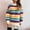 Multicolor, variant on FDGIU Women's Chunky Knit Sweater Warm Pullover Crewneck Sweater 2025, Oversized Loose Striped Top, Casual Fall Fashion Cozy Tunic