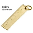 thumbnail image 3 of Cute Metal Straight Ruler Keychain Pendant for Kids Students Novelty Item Korean Stationery Office School Supplies 6CM, 3 of 8