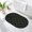Black, variant on Halloween Bathroom Rug Cute Oval Bath Mat Non-Slip Washable Bath Rug Absorbent Soft Microfiber Black Spooky Green Eyes Ghost Floating Floor Mat for Bathroom Kitchen Bedroom Shower Room Decor 16"x24"