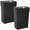 Black, variant on YRLLENSDAN Garbage Can 13 Gallon Tall Kitchen Trash Can Garbage Can with Lid Automatic Trash Cans Touchless for Bedroom Bathroom Home Office 50 Liter,2 Pack Blue