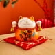 thumbnail image 4 of Estilo vintage japonés Gato Alcancía ndo Señales Estatuilla de cerámica Fortuna Regalos de negocios Poder Zulema Estatua del gato de la suerte, 4 of 8